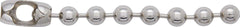 #20 (9.5mm) Ball Chain Pre-Cut 4 inches
