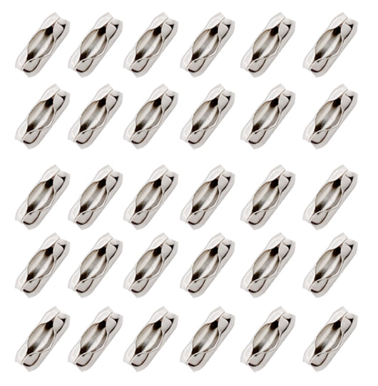 #3  2.3mm Nickel Plated Brass Connectors