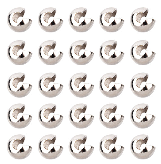 5/32" 4.0mm Nickel Plated Brass Open Bead
