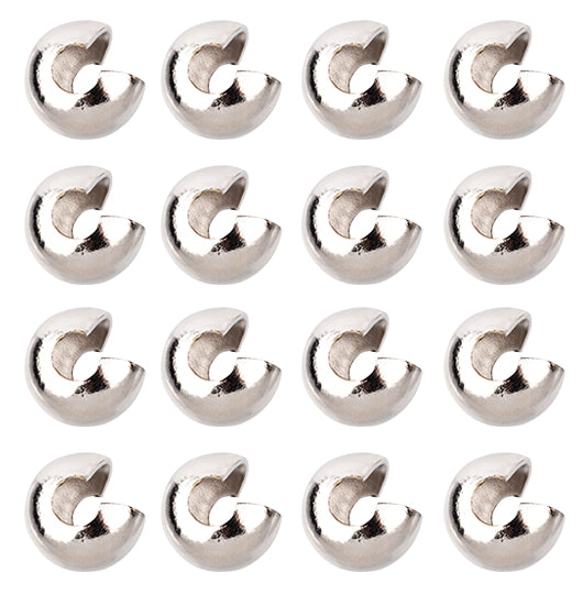 3/16" 4.5mm Nickel Plated Brass Open Bead