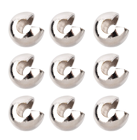 5/16" 8.0mm Nickel Plated Brass Open Bead