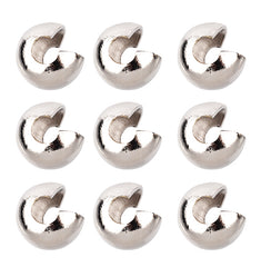 5/16" 8.0mm Nickel Plated Brass Open Bead