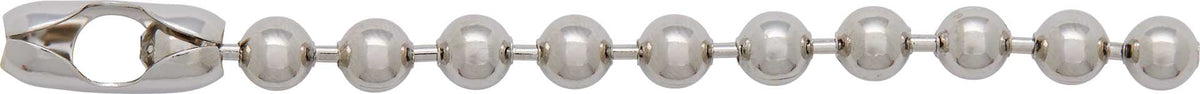 #13 (6.4mm) Ball Chain Pre-Cut 4 inches