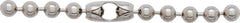 #13 (6.4mm) Ball Chain Pre-Cut 4 inches