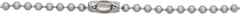 #6 (3.2mm) Ball Chain Pre-Cut 4 inches