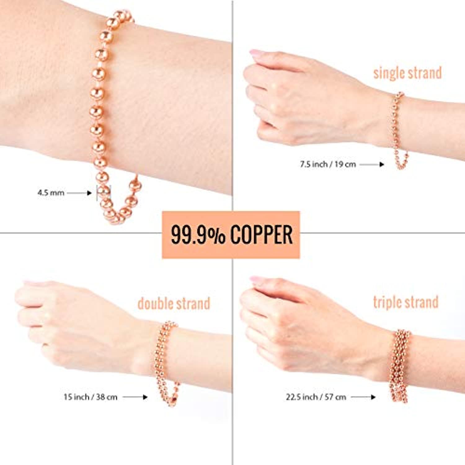 Vintage Solid Pure 100% Copper Bracelet Heavy Chain | Etsy | Copper bracelet,  Heavy chain, Copper chain bracelet